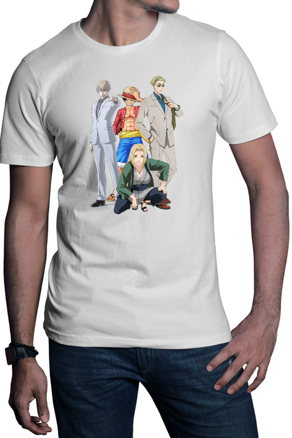 Tricou barbati Ajin Tosaki Naruto One Piece Luffy Jujutsu Kaisen