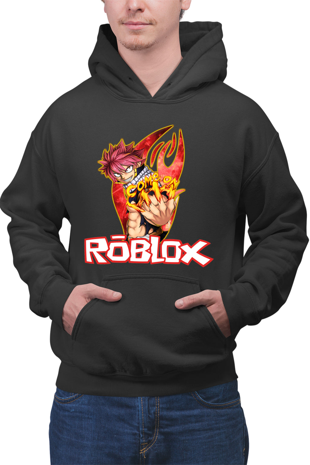 Hanorac barbati Fairy Tail Natsu Roblox Studio Creator
