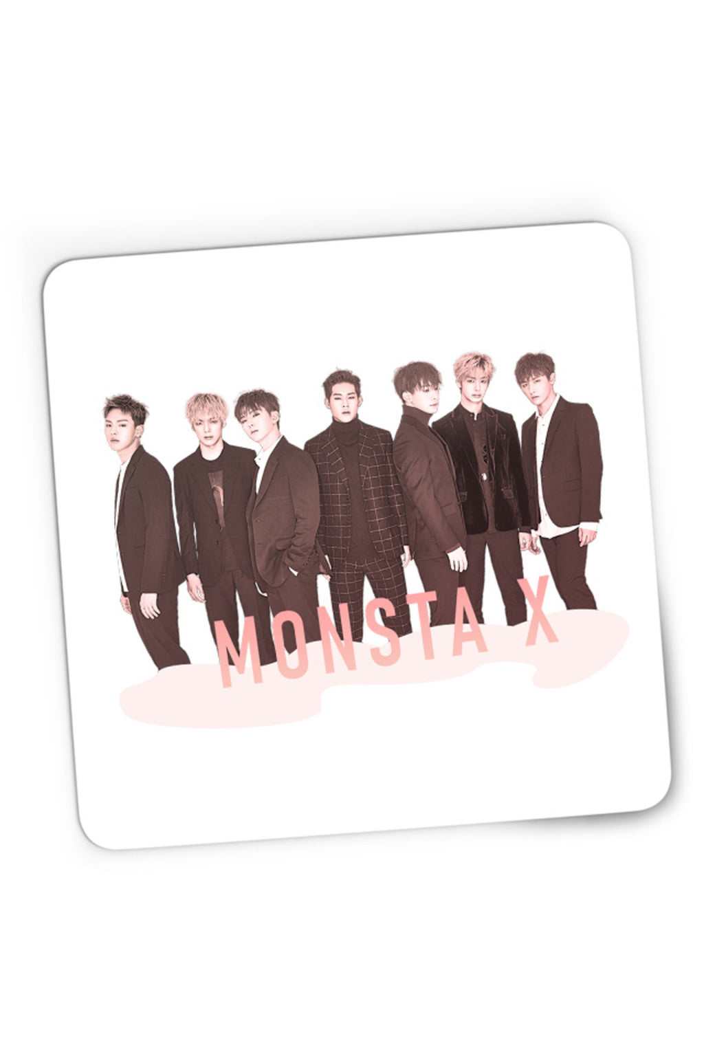 Mousepad Gaming Monsta X Group Korean Artist MTV Dance Performance, 21x19 cm
