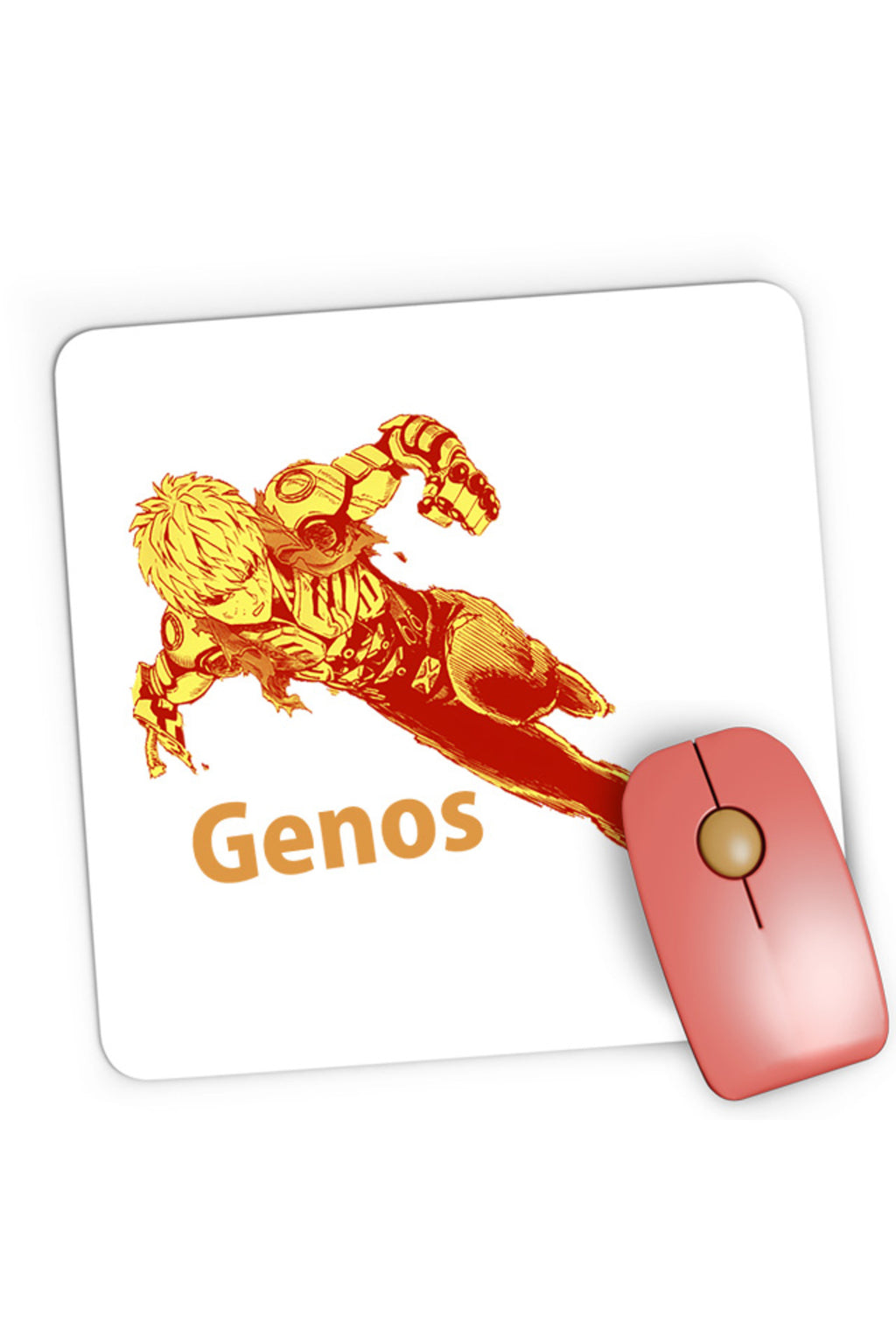 Mousepad Gaming One-Punch Man Genos Robot Android Super Powers, 21x19 cm