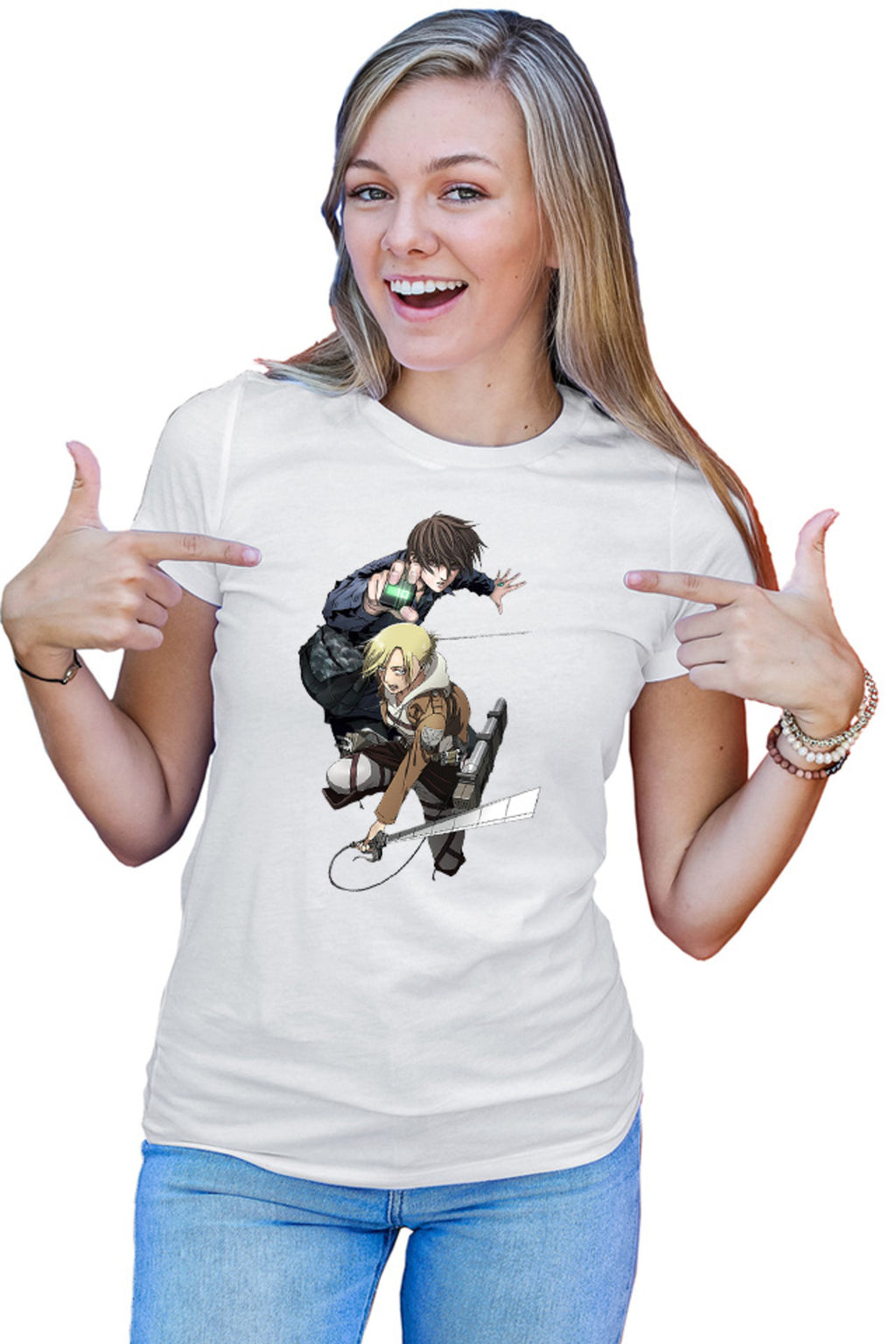 Tricou dama Btooom! Sakamoto Ryouta AOT Annie Fight Monsters Sci-fi Cosplay