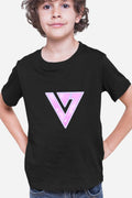 Tricou copii Seventeen Idol K-pop Group Logo Shiny