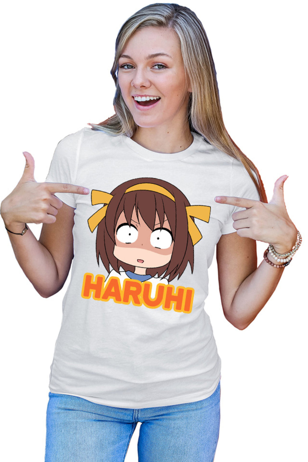 Tricou dama Haruhi Suzumiya Sports Uniform Comedy Anime Weeb
