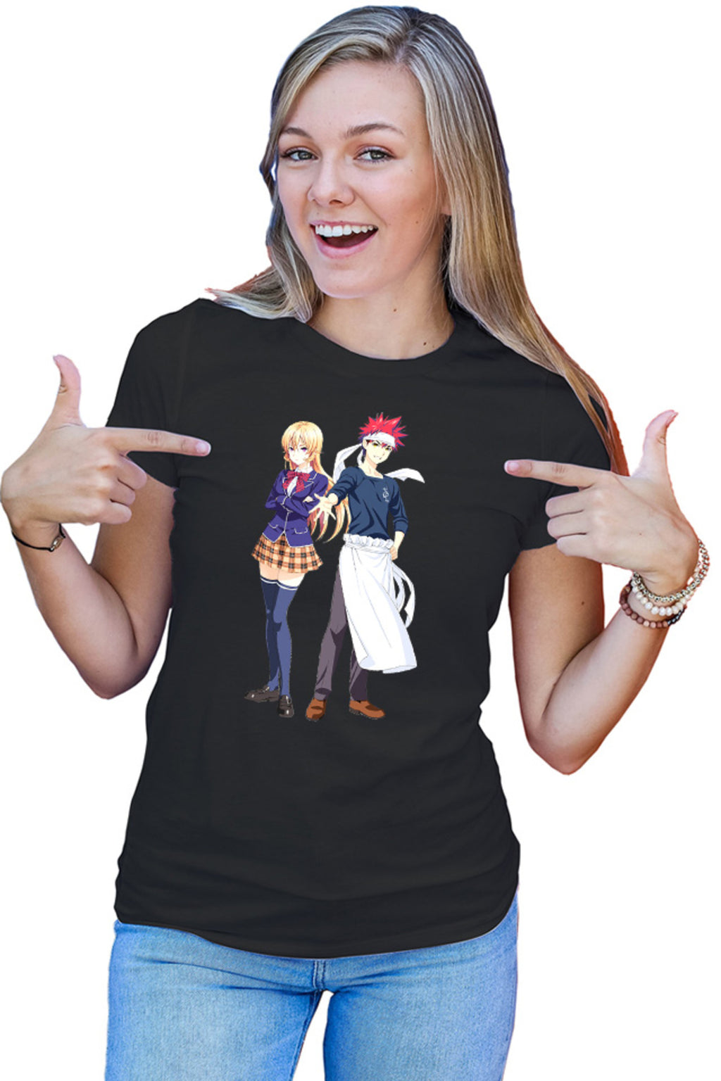 Tricou dama Foos Wars Soma Erina Rivals Anime Japan Otaku