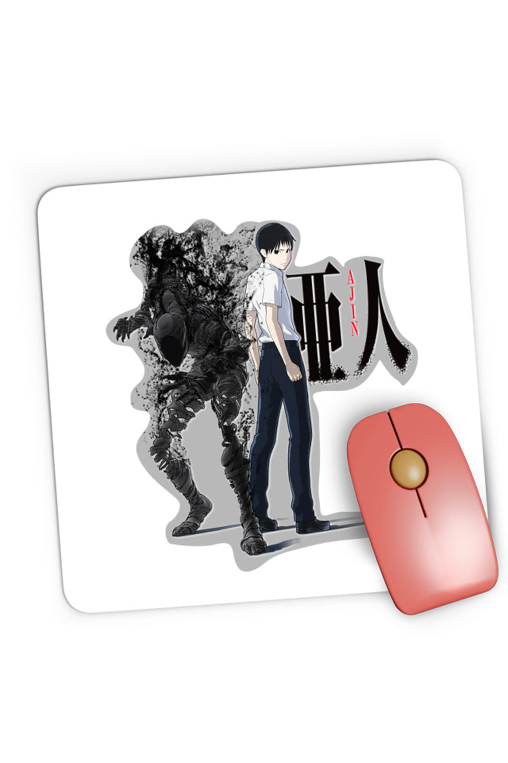 Mousepad Gaming Ajin Nagai Kei Horror Supranatural Monster, 21x19 cm