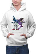 Hanorac barbati dam Robot Blue Eva Flying