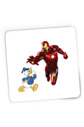 Mousepad Gaming Ironman Donald Duck Tony Stark Save World, 21x19 cm