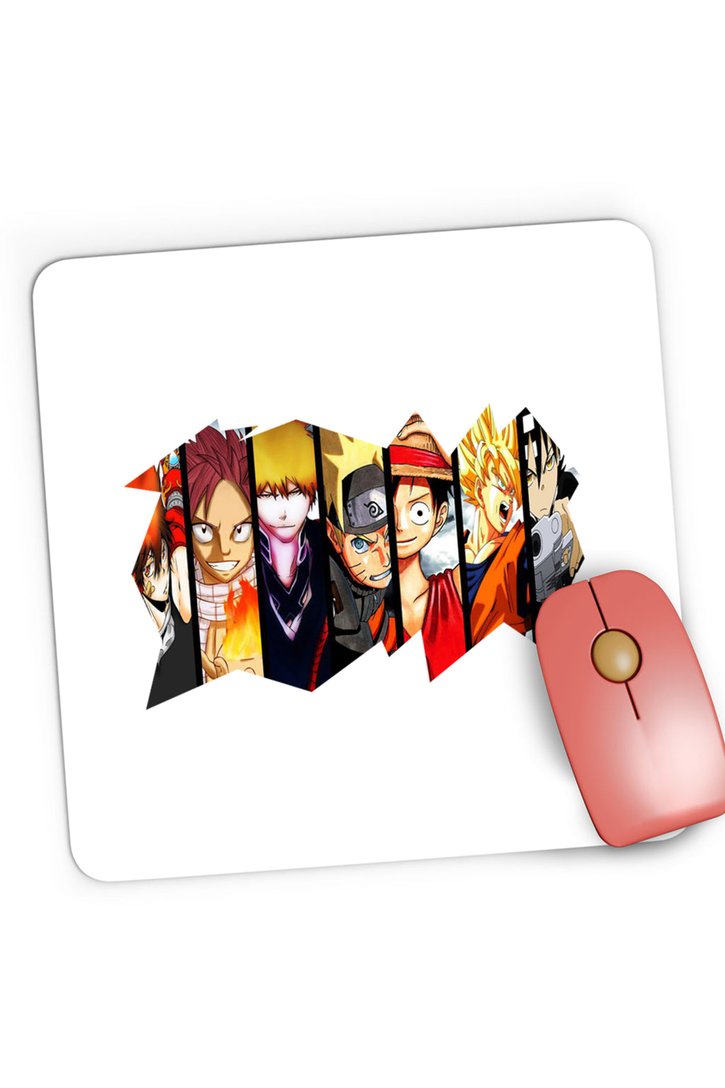 Mousepad Gaming Fairy Tail Naruto Bleach One Piece, 21x19 cm