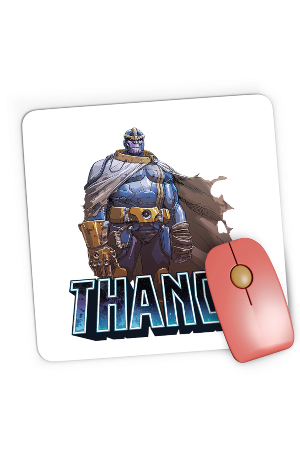 Mousepad Gaming Thanos Cape Supervillian Bad Marvel Dessert, 21x19 cm