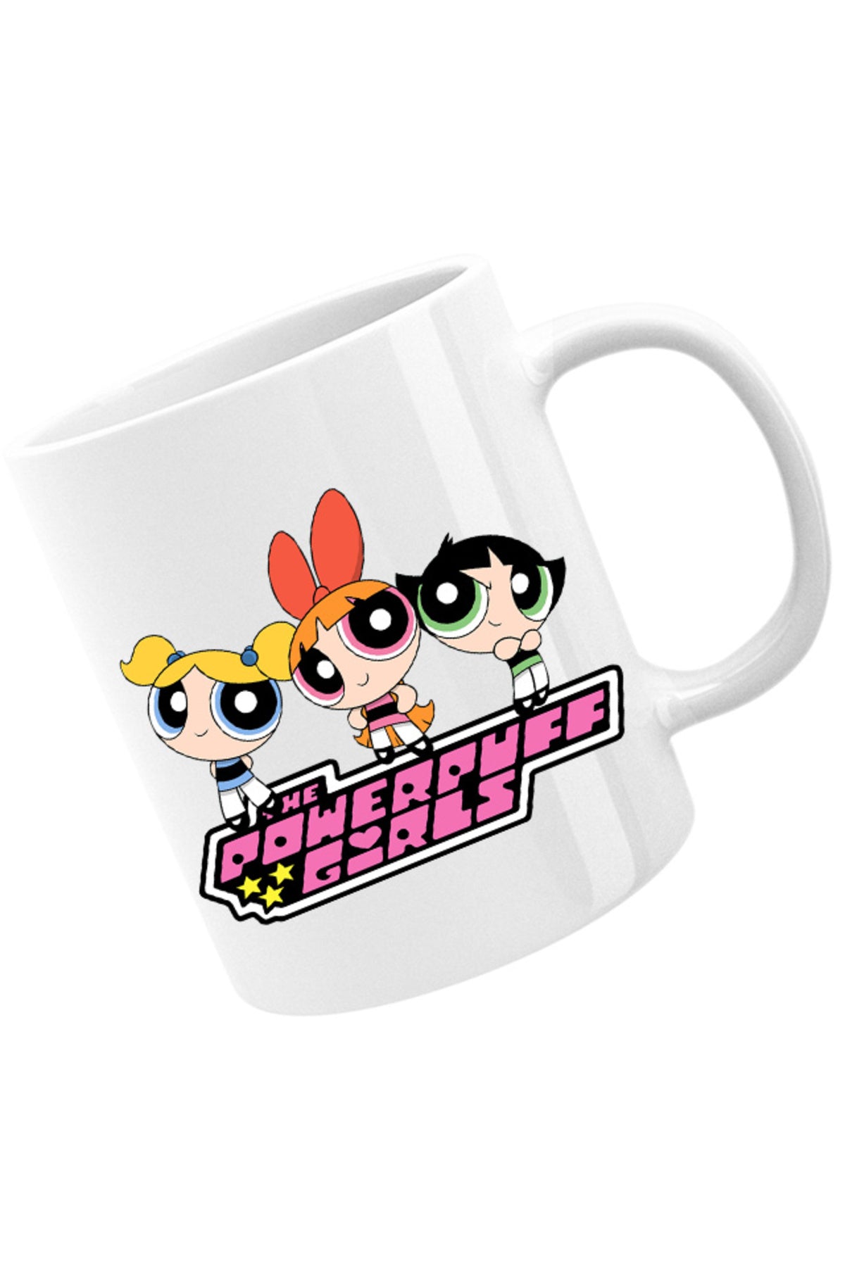 Cana The Powerpuff Girls Logo Cartoon Animation, alba, 330 ml