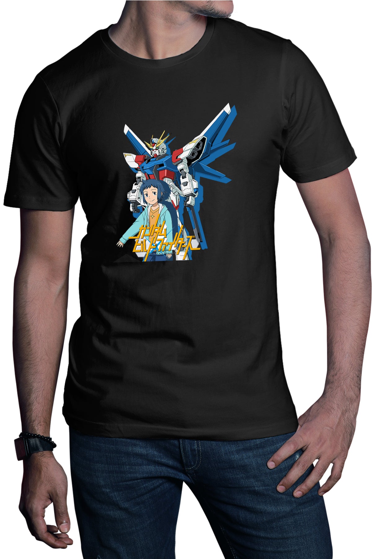 Tricou barbati dam Build Fighters Sei Animekage
