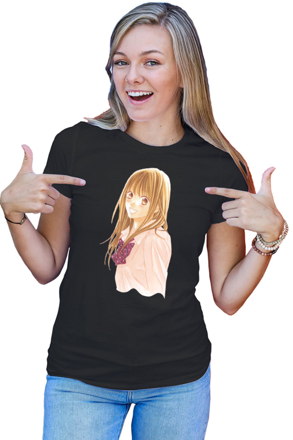 Tricou dama LDK Nishimori Aoi School Uniform Love Story
