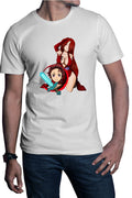 Tricou barbati Fairy Tail Demon Slayer Erza Tanjirou Minecraft
