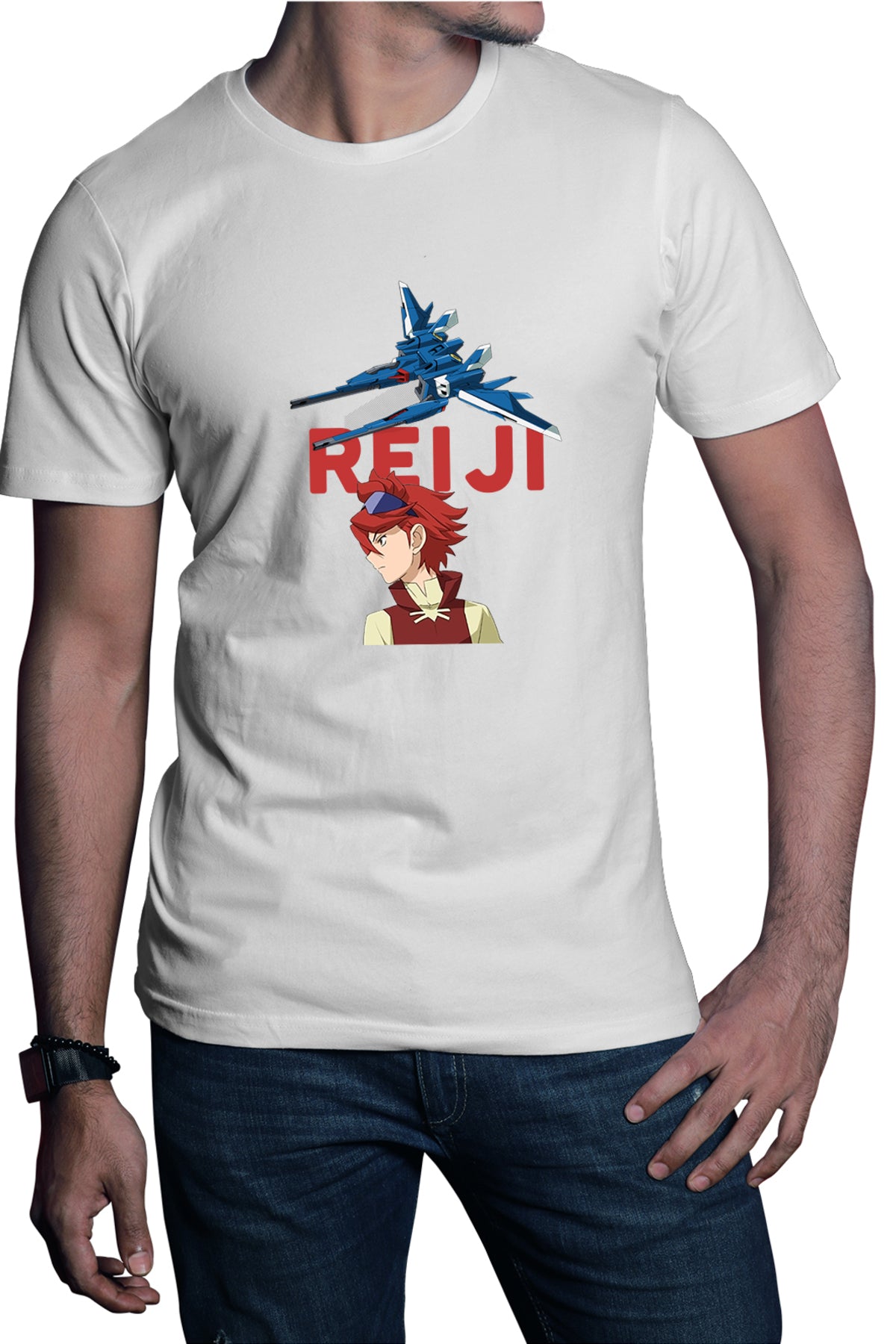 Tricou barbati dam Build Fighters Reiji Airplane