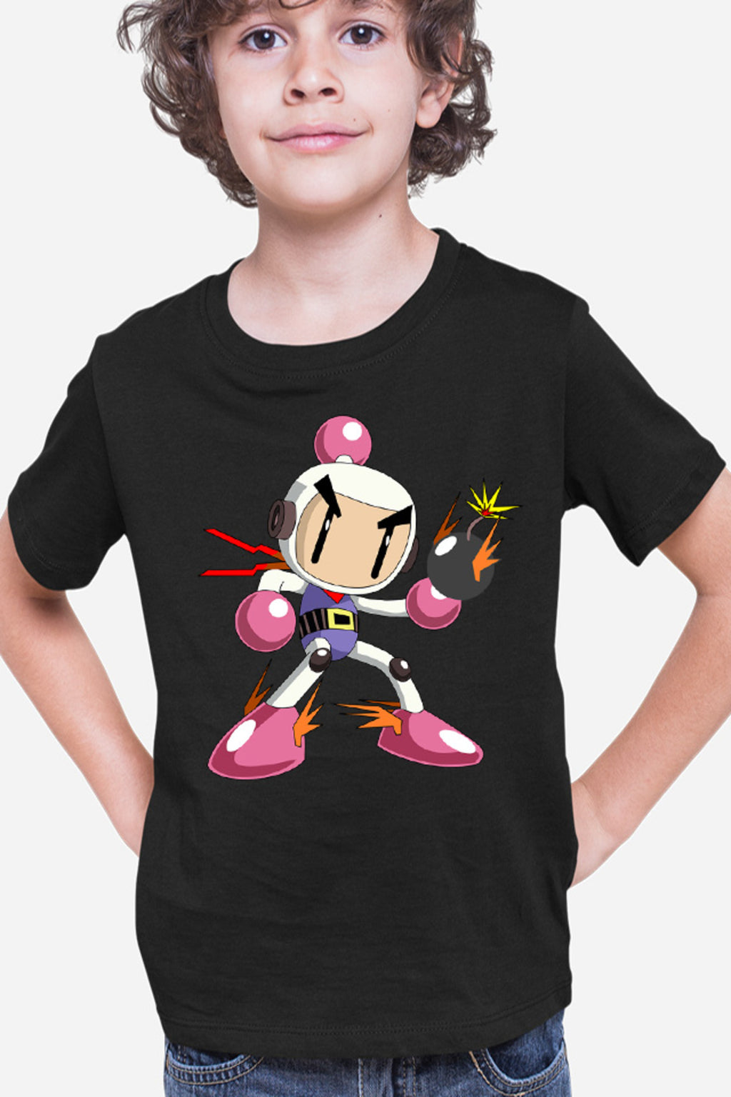 Tricou copii Bomberman Angry Japanese Multiplayer