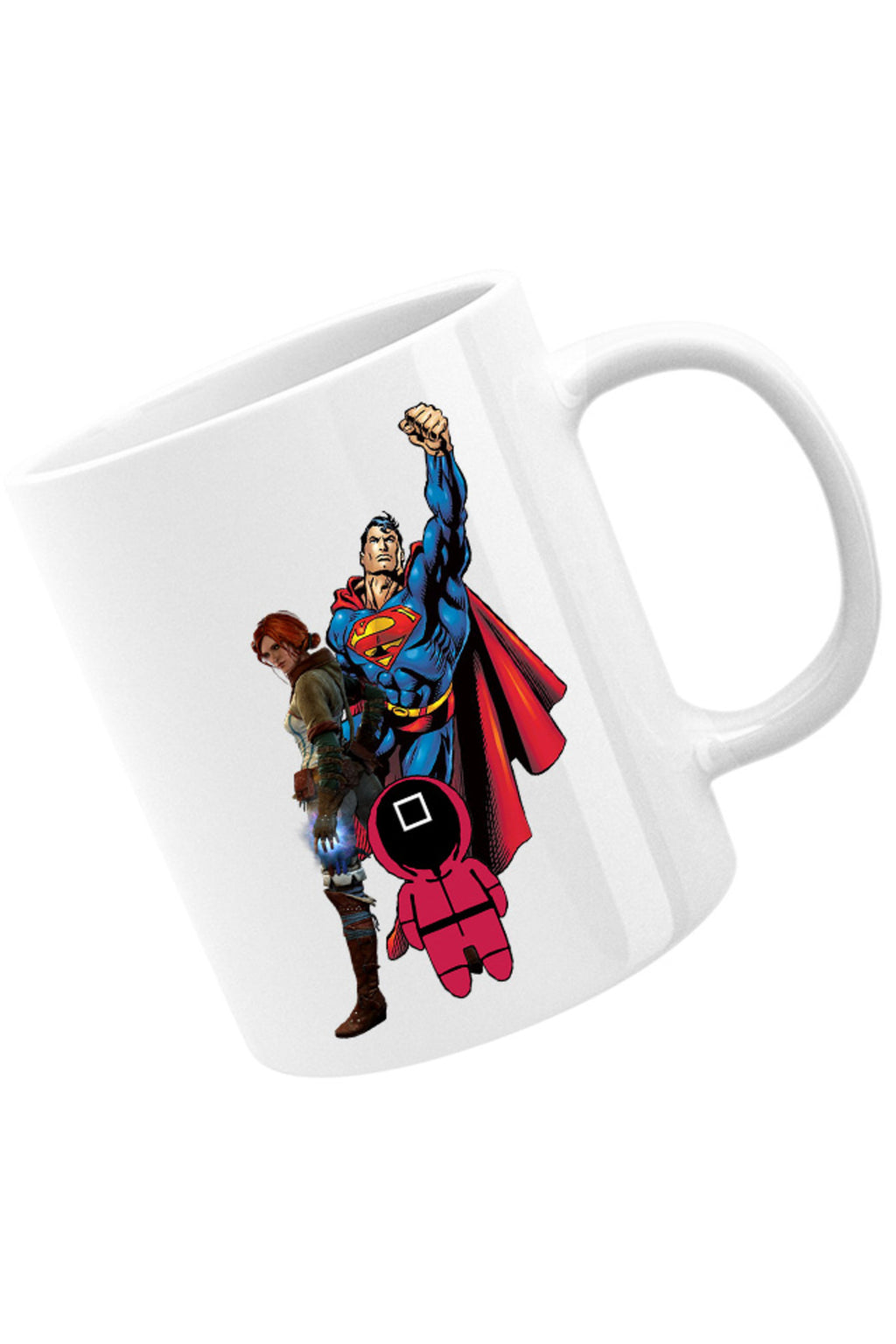 Cana Squid Game Superman Witcher Triss Superpowers, alba, 330 ml