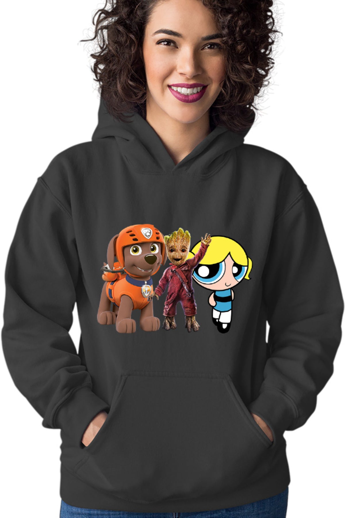 Hanorac dama Baby Groot Bubble Paw Patrol Dog Blonde PowerPuff