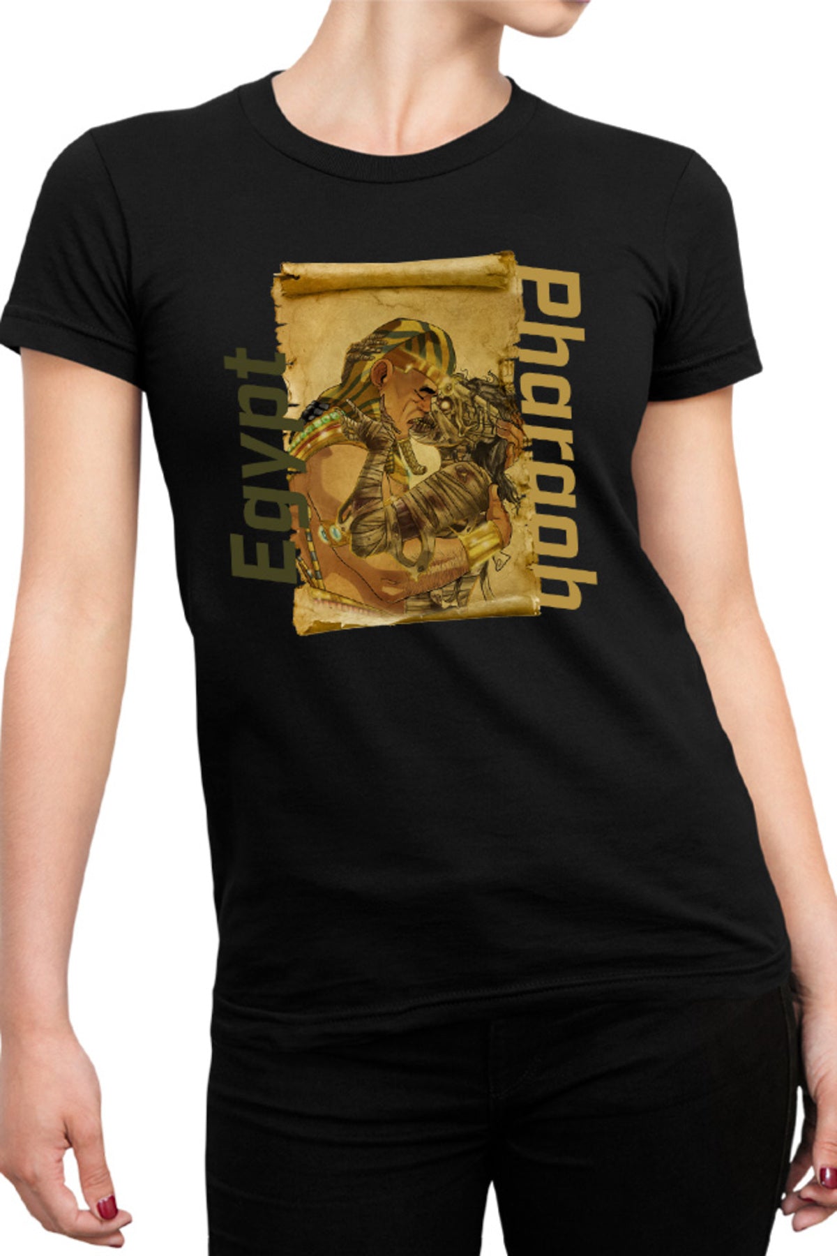 Tricou dama NFT XOXO Egypt Love Sand Pyramid Pharaoh