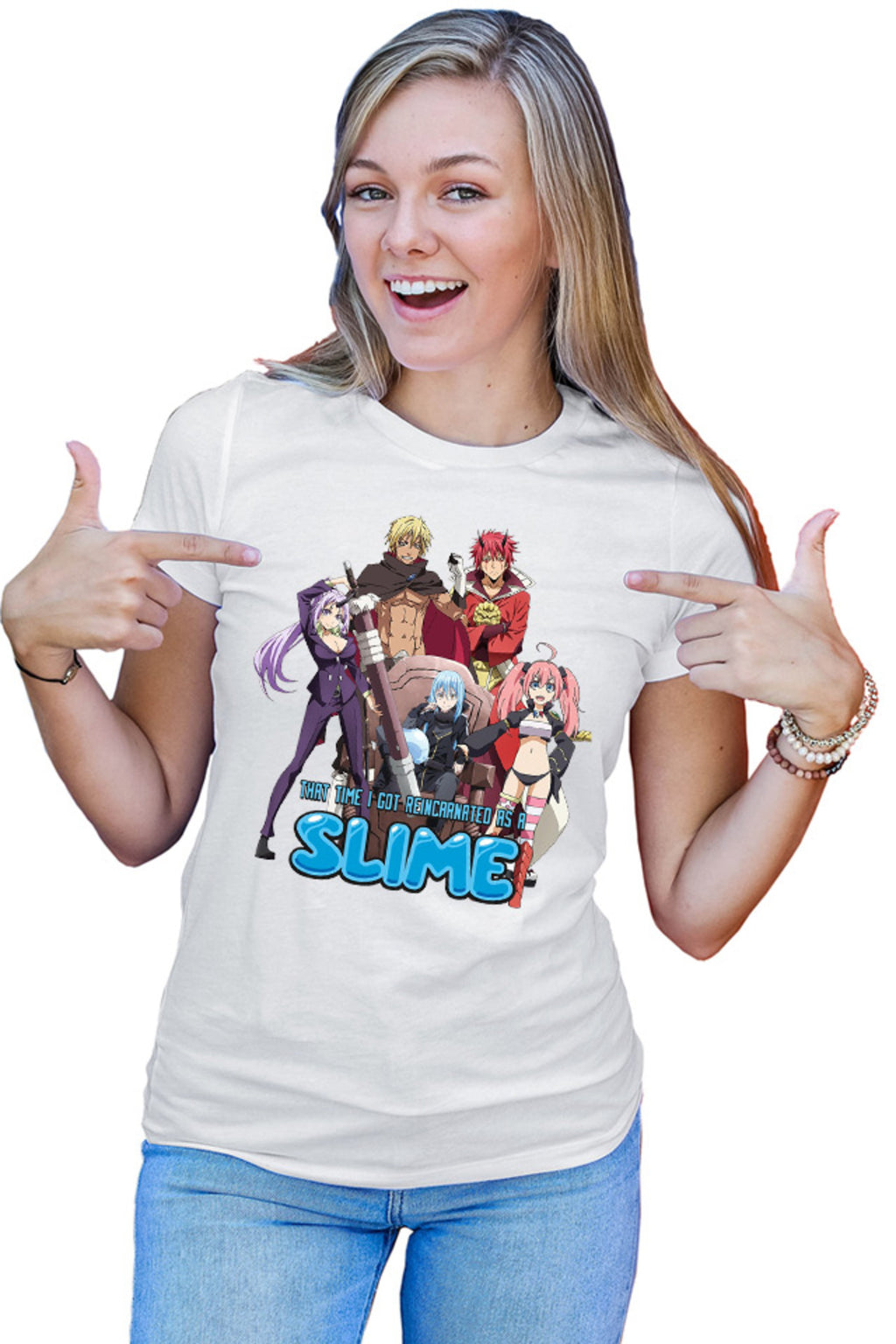 Tricou dama TenSura Slime Benimaru Veldora Rinmaru