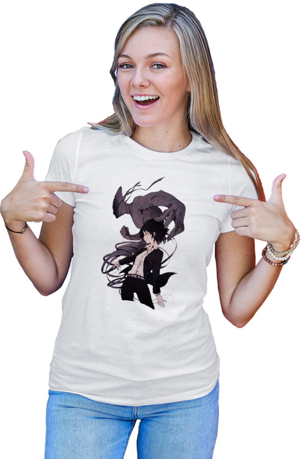 Tricou dama Ajin Shimomura Izumi Fight Monster Control Power