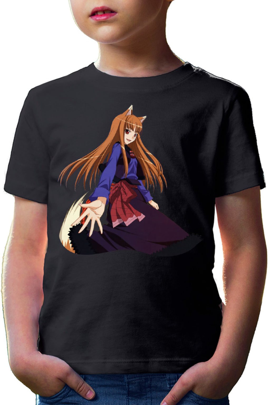 Tricou copii Spice And Wolf Holo Kitsune Dance Romance