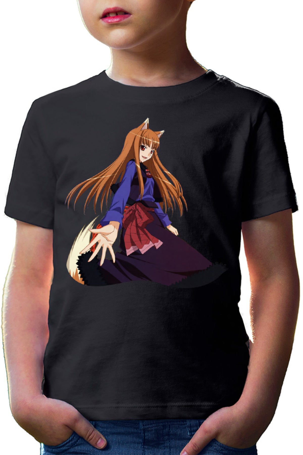 Tricou copii Spice And Wolf Holo Kitsune Dance Romance