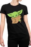 Tricou dama Baby Yoda Dance Happy Fun
