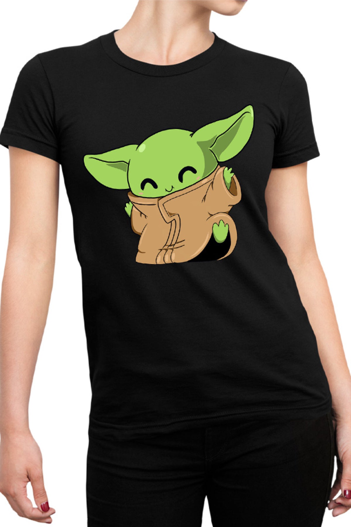 Tricou dama Baby Yoda Dance Happy Fun