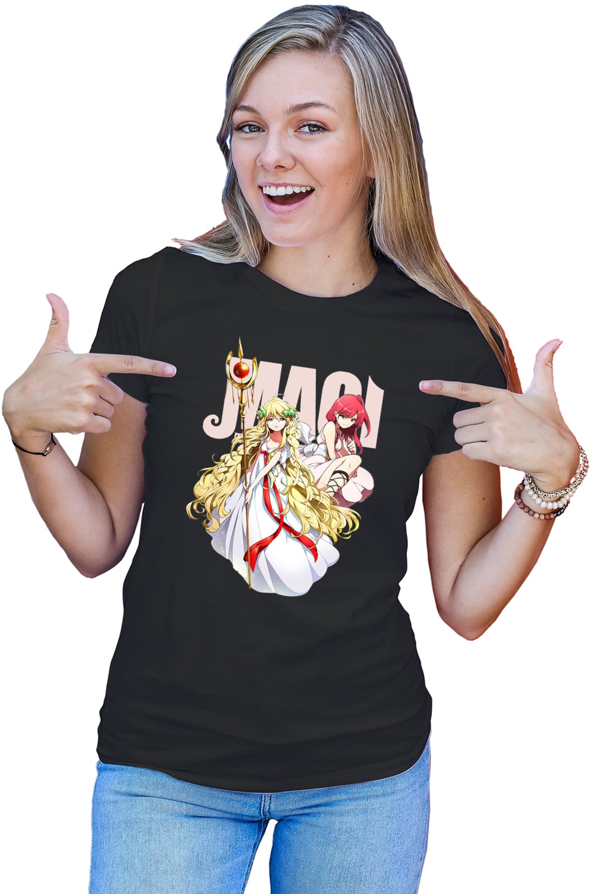Tricou dama Magi The Labyrinth of Magic Morgiana Sheherezada Anime