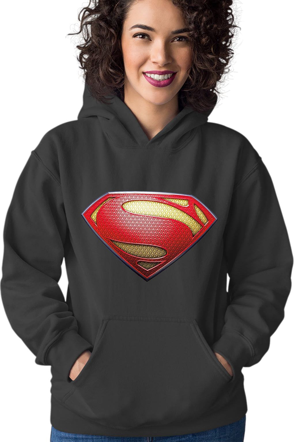 Hanorac dama Superman Logo Desene Animate Redson Marvel