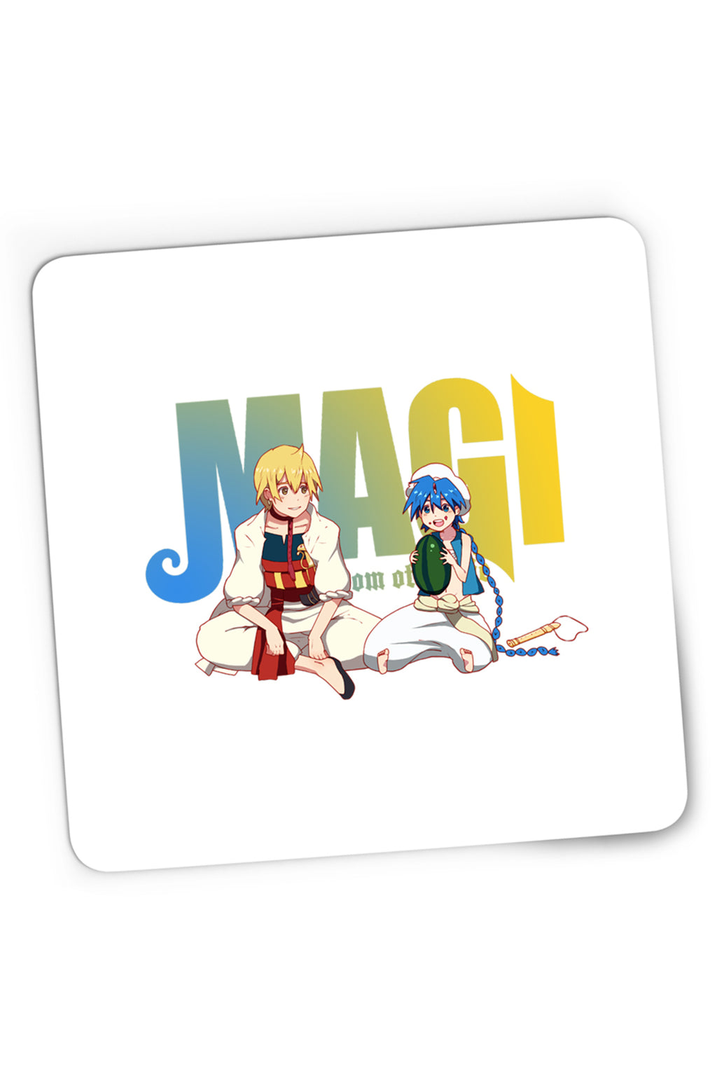 Mousepad Gaming Magi The Labyrinth of Magic Alibaba Alladin Watermelon, 21x19 cm