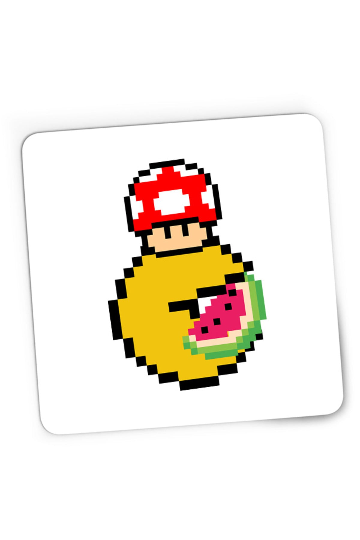 Mousepad Gaming Pac Man Mario Minecraft Watermalon Slice, 21x19 cm