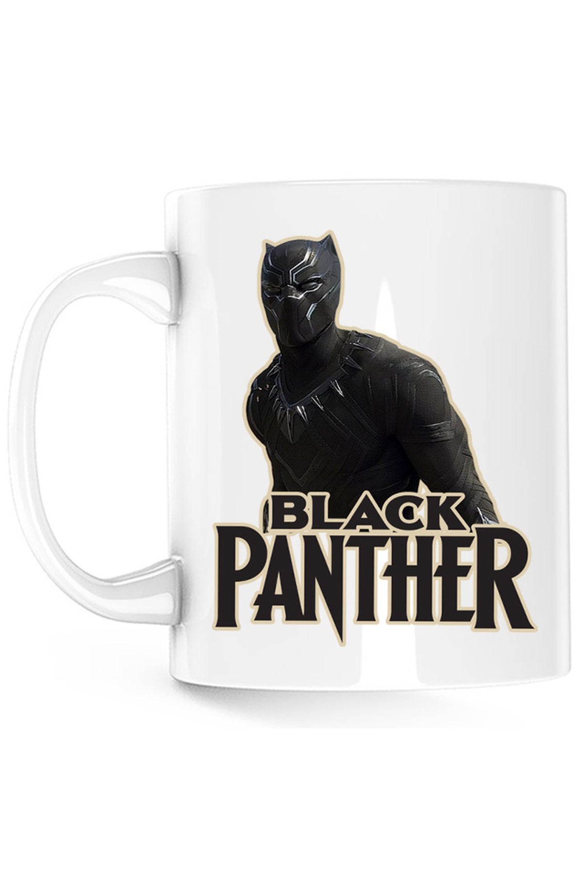Cana Black Panther Logo Save World Hero Protect, alba, 330 ml