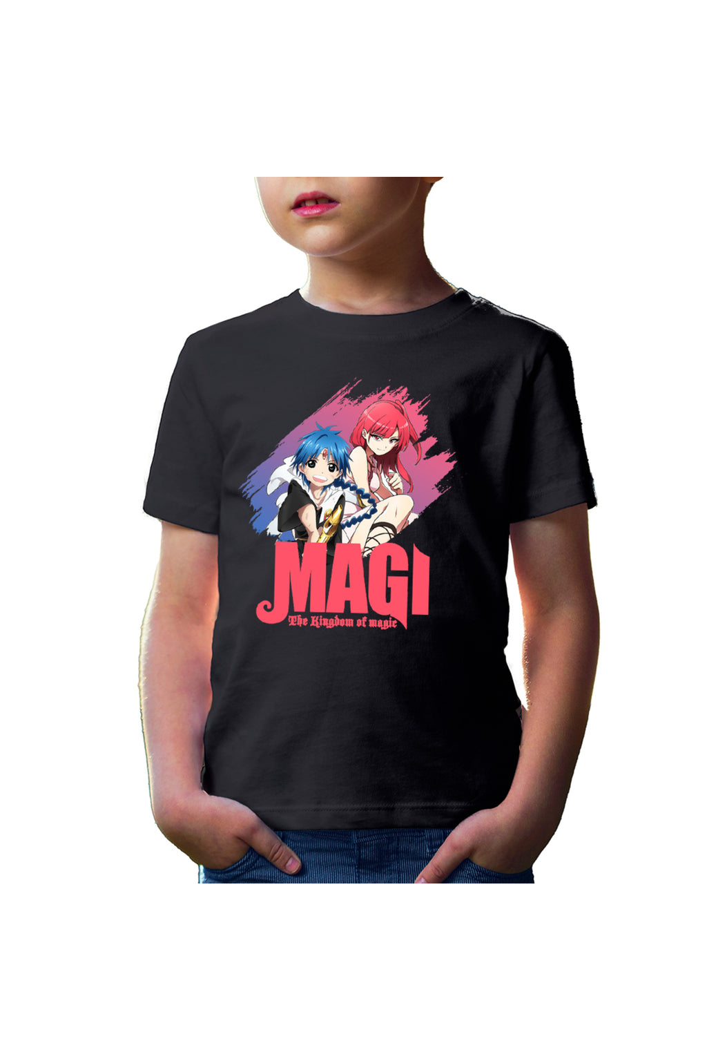Tricou copii Magi The Labyrinth of Magic Morgiana Alladin Duo Pose