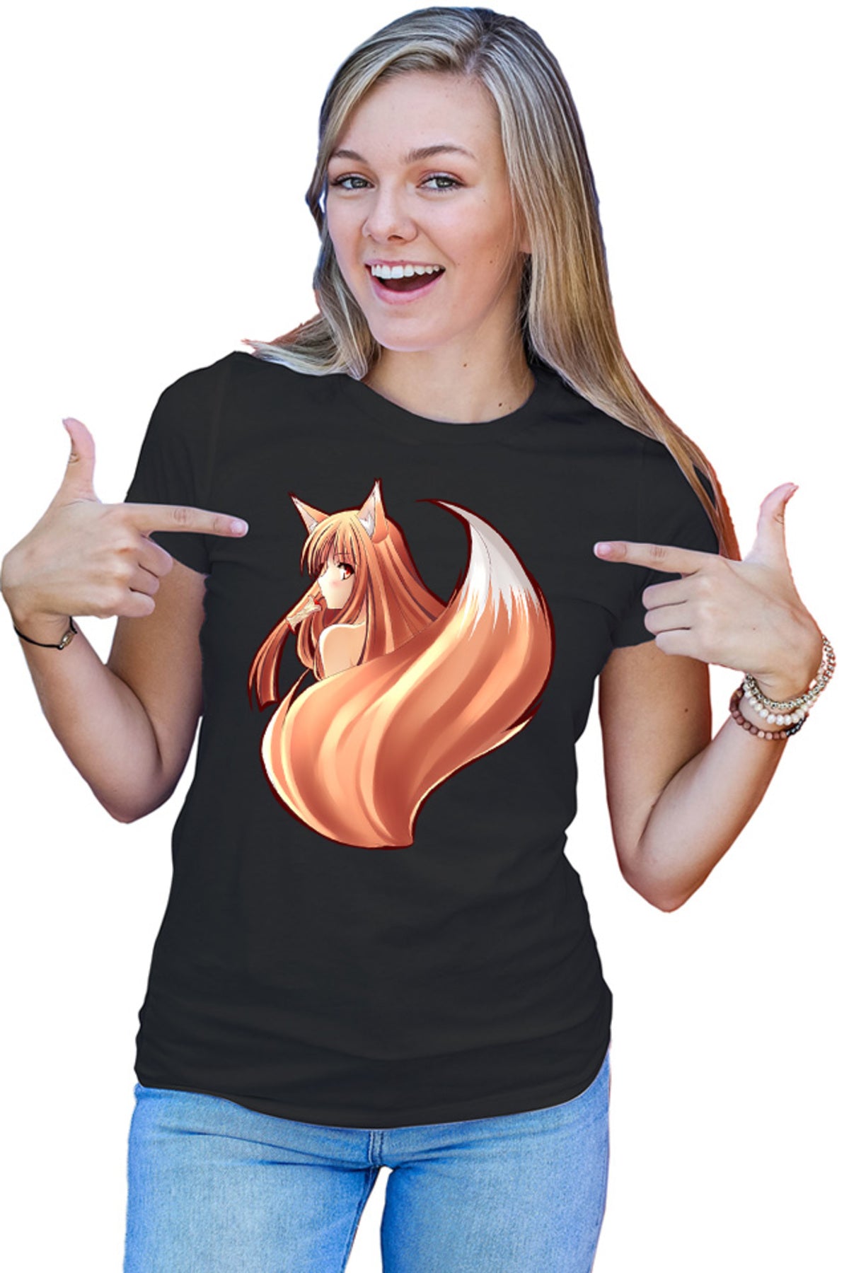 Tricou dama Spice And Wolf Holo Anime Kage Otaku