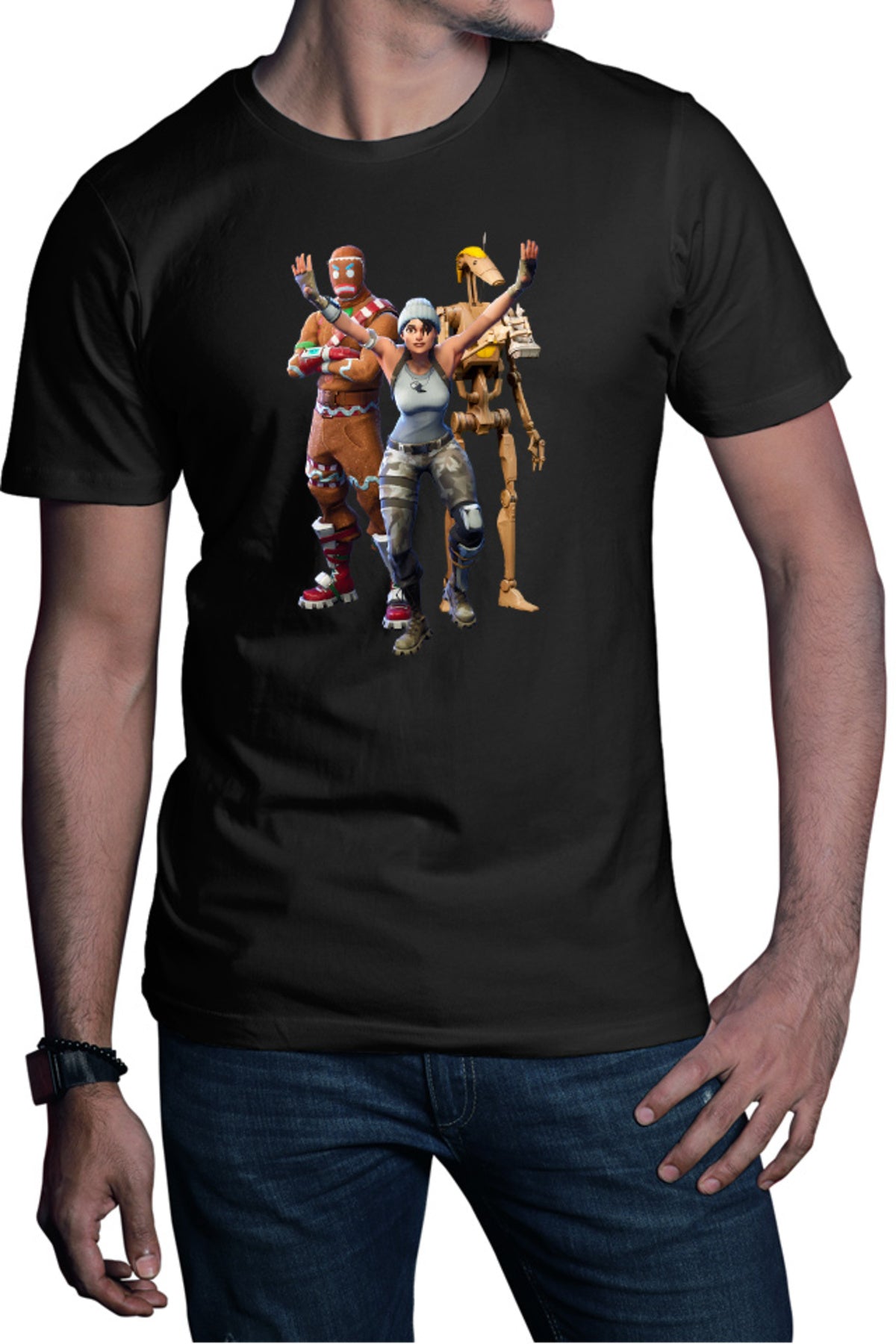Tricou barbati Fortnite Happy Esports Star Wars Droid