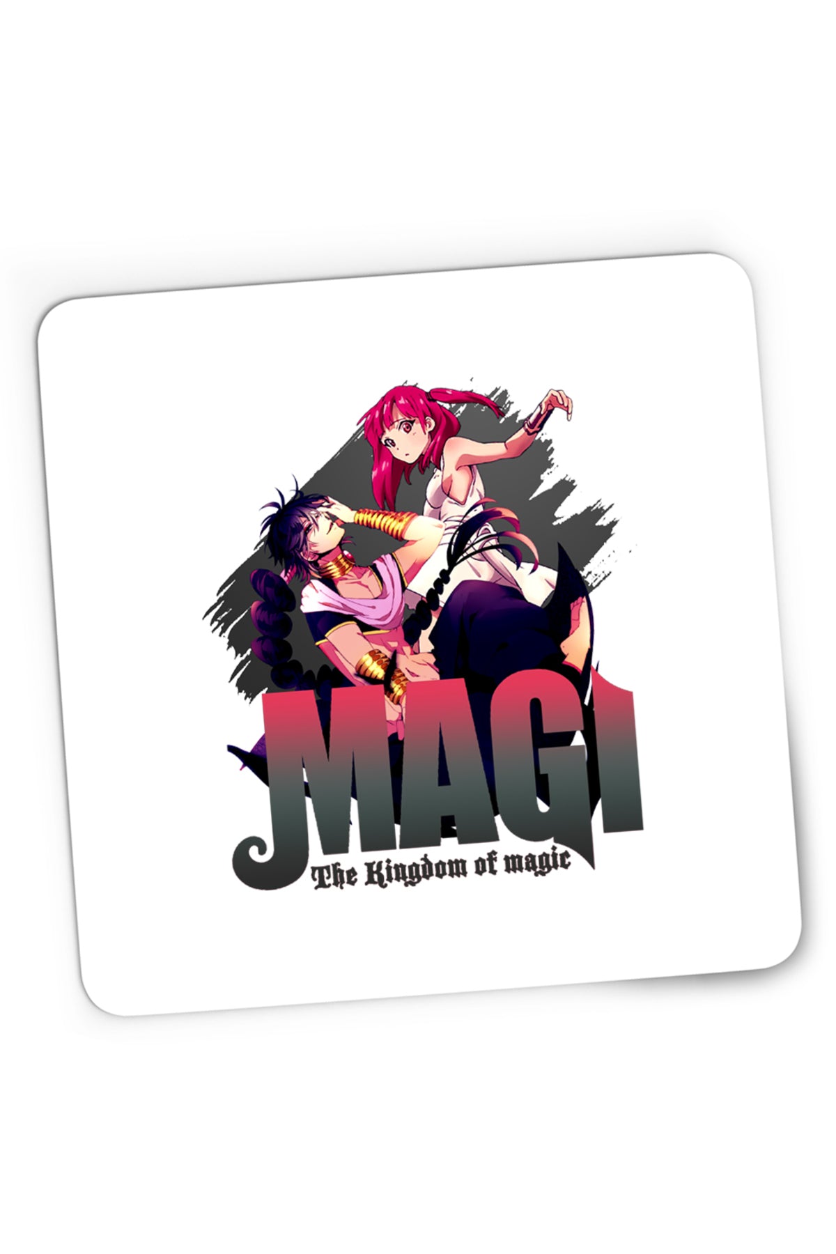 Mousepad Gaming Magi The Labyrinth of Magic Morgiana Judar Black Cromatics, 21x19 cm