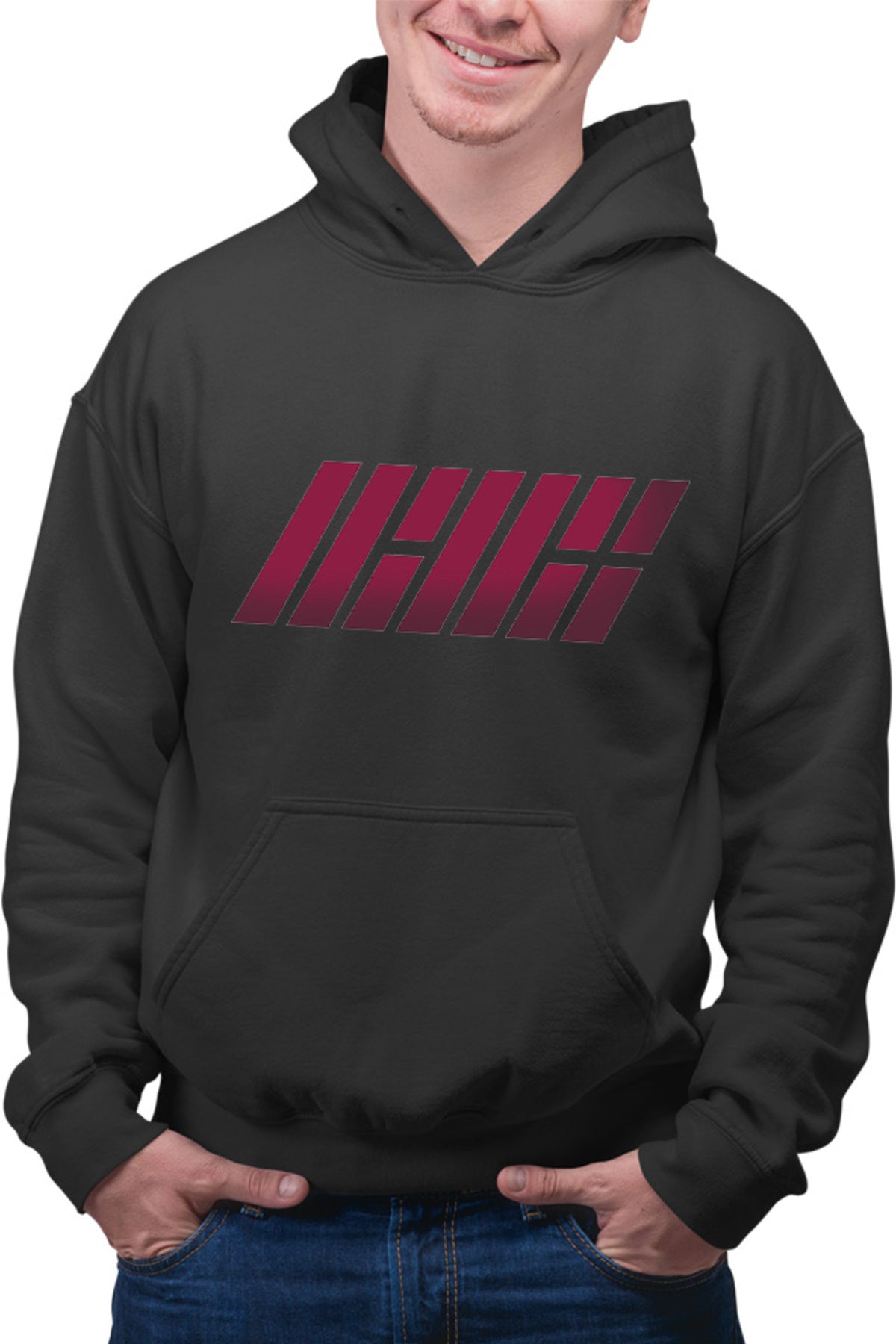 Hanorac barbati iKon Logo Coreea Flah 7 Members G Entertainment