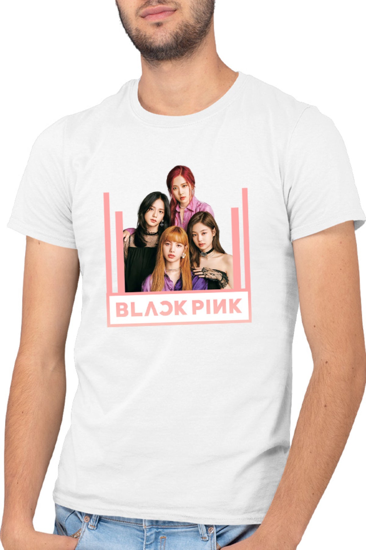 Tricou barbati Blackpink Group Girl Idon Music Korean