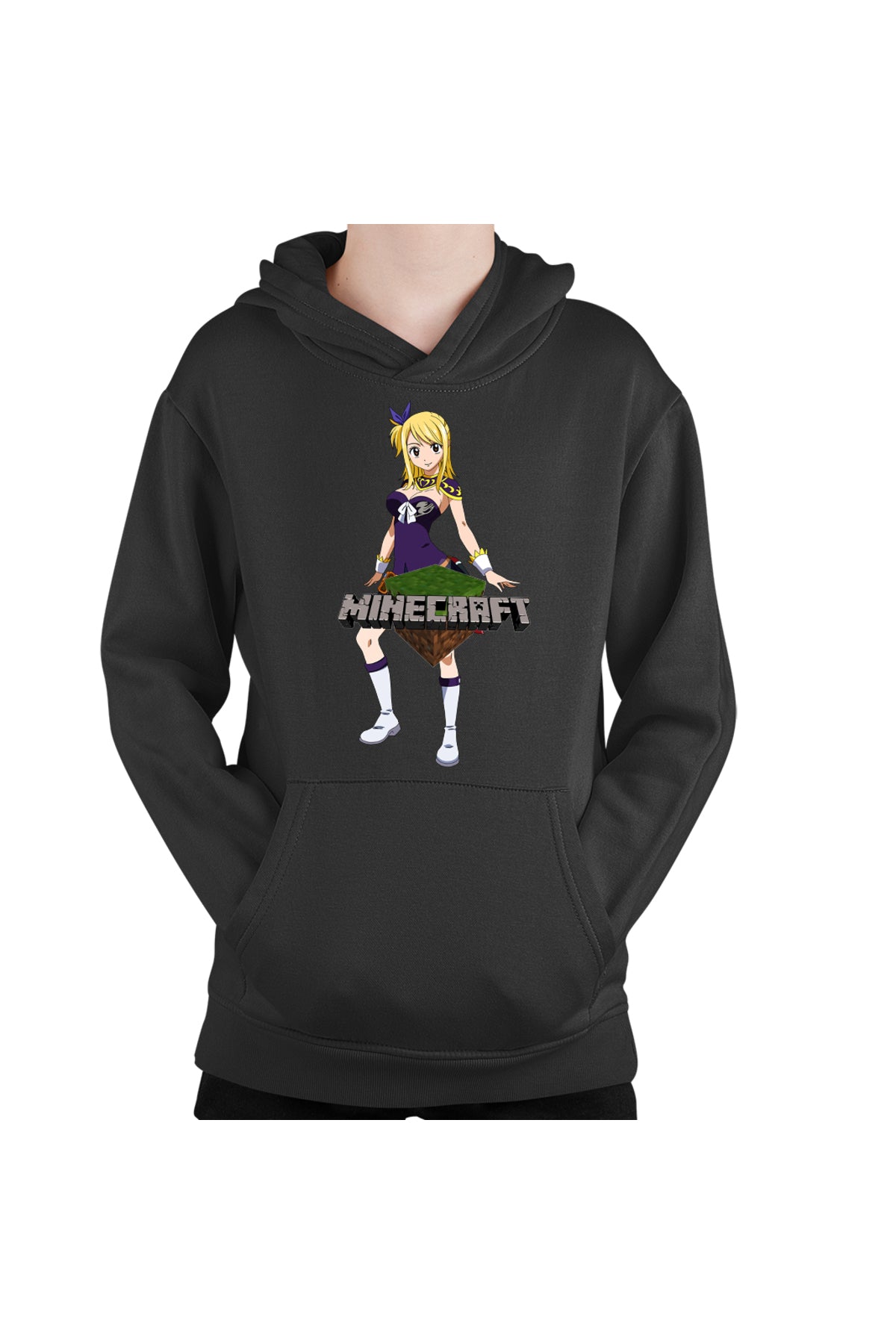 Hanorac copii Fairy Tail Lucy Minecraft Fan Anime Manga