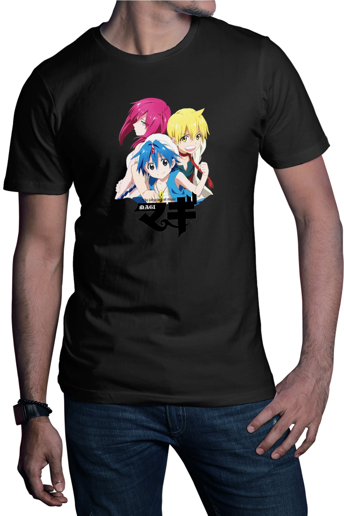 Tricou barbati Magi The Labyrinth of Magic Wonder Red Hair Sad
