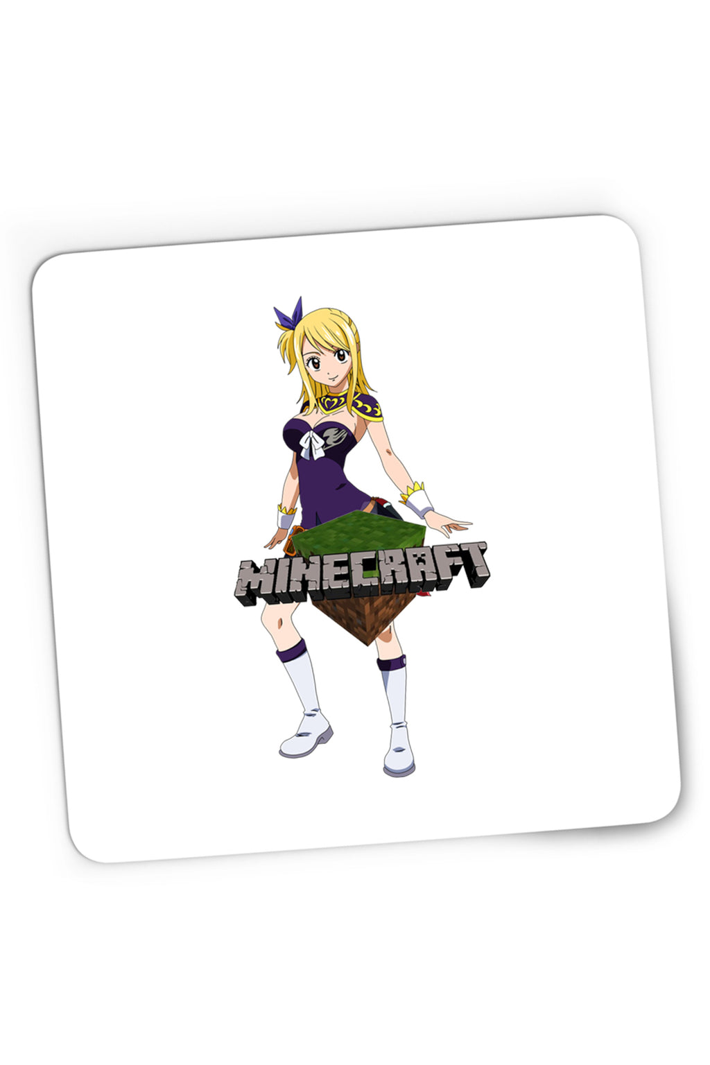 Mousepad Gaming Fairy Tail Lucy Minecraft Fan Anime Manga, 21x19 cm