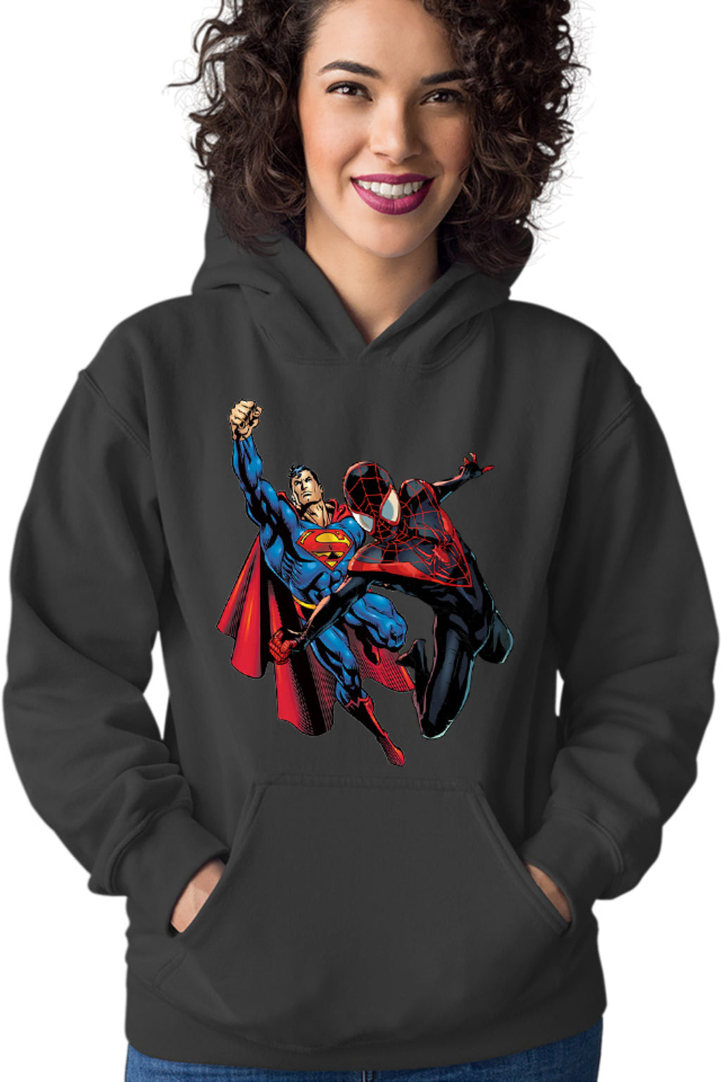 Hanorac dama Spiderman Superman Mission Venom