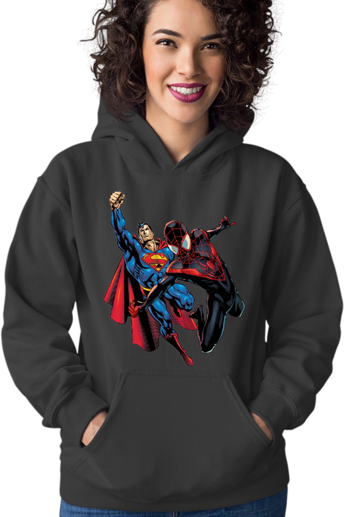 Hanorac dama Spiderman Superman Mission Venom