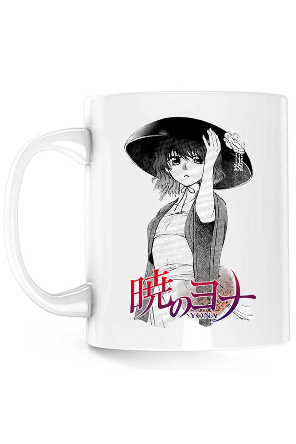 Cana Yona of the Dawn Manga Animeuri Hat Flower Yona, alba, 330 ml