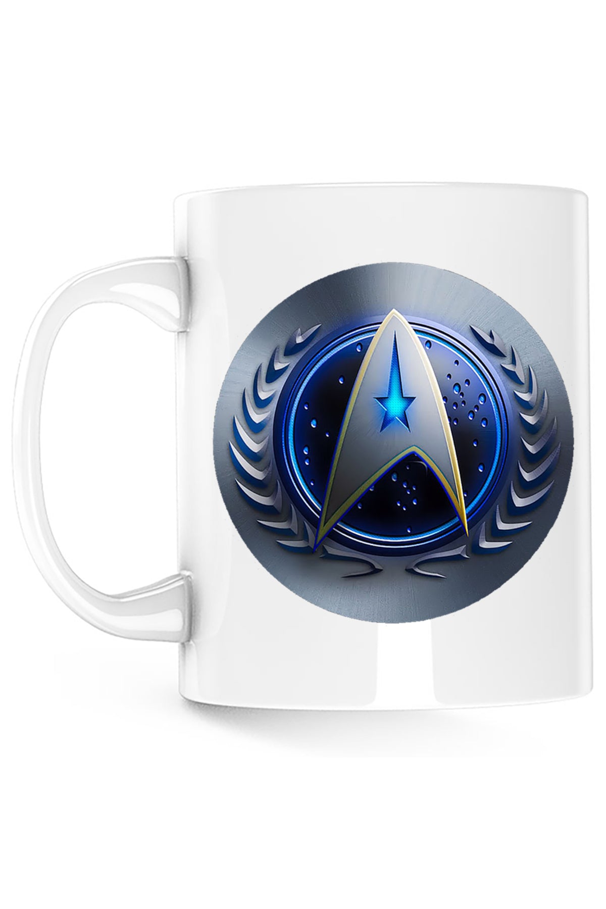 Cana Star Trek Starfleet United Federation Planets Emblem, alba, 330 ml