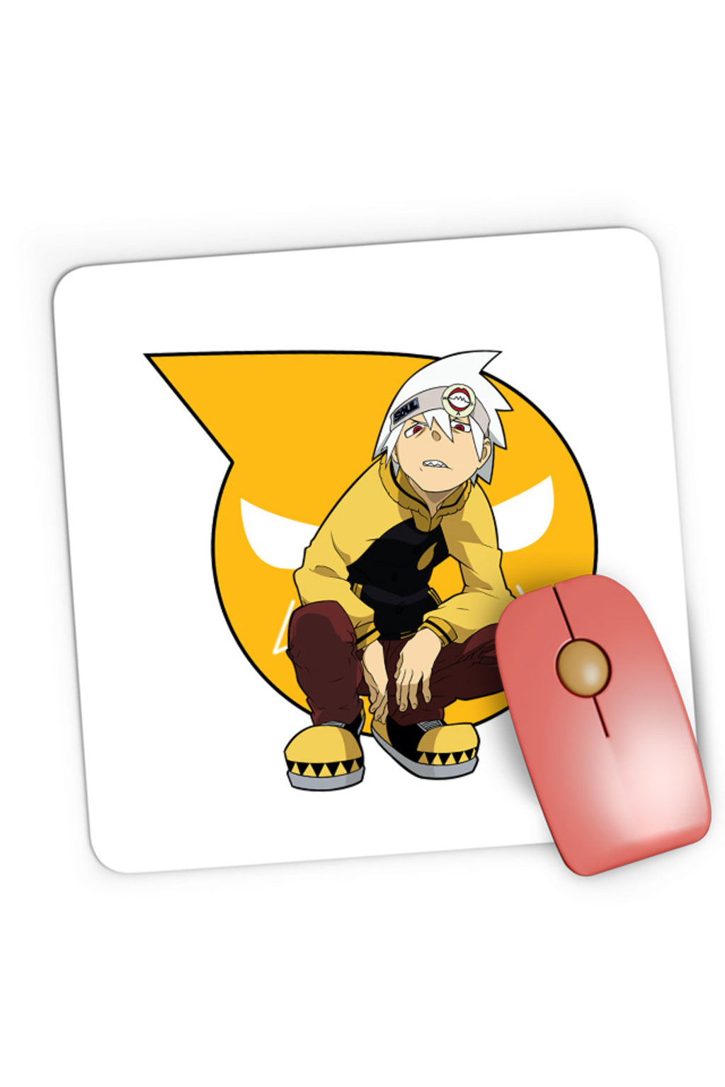 Mousepad Gaming Soul Eater Soul Spirit Shape Animekage, 21x19 cm