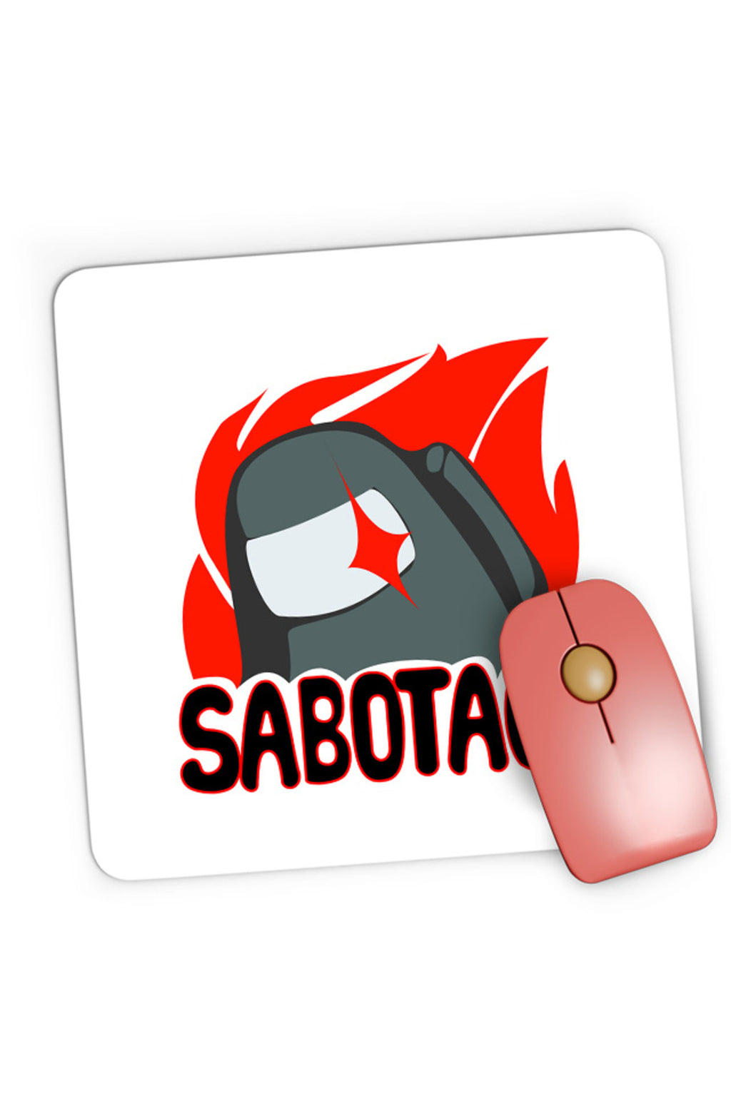 Mousepad Gaming Among Us Sabotage Crew Space Station Task Vent, 21x19 cm