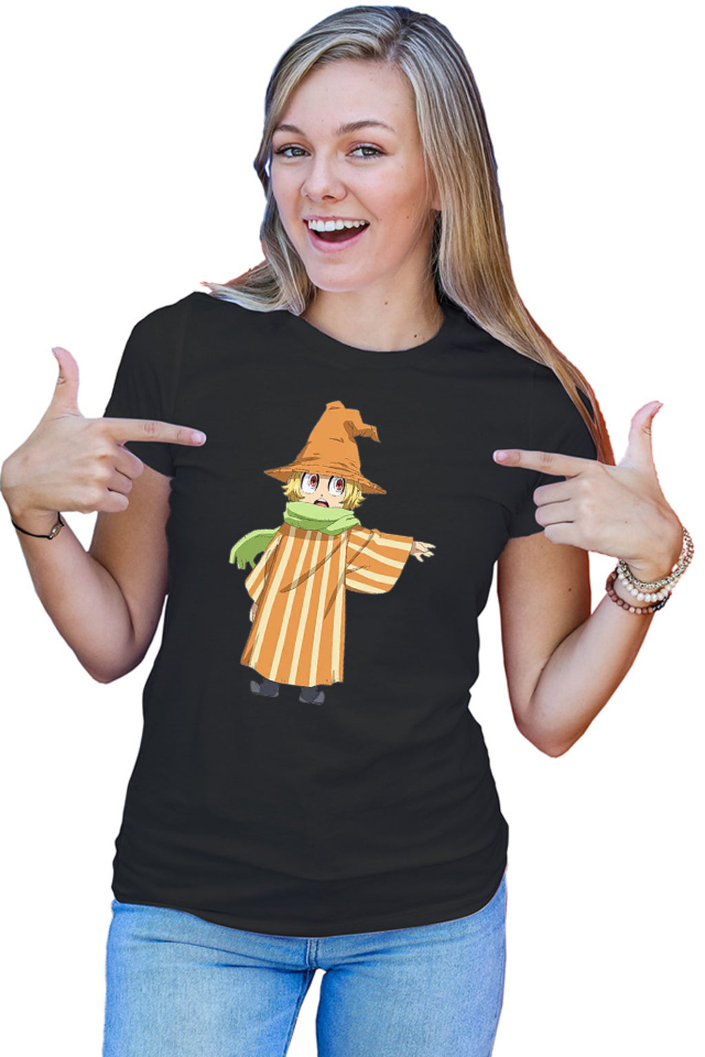 Tricou dama Muhyo Roji Page Klaus Magic Wizard Pumkin Chibi Animation Fantasy
