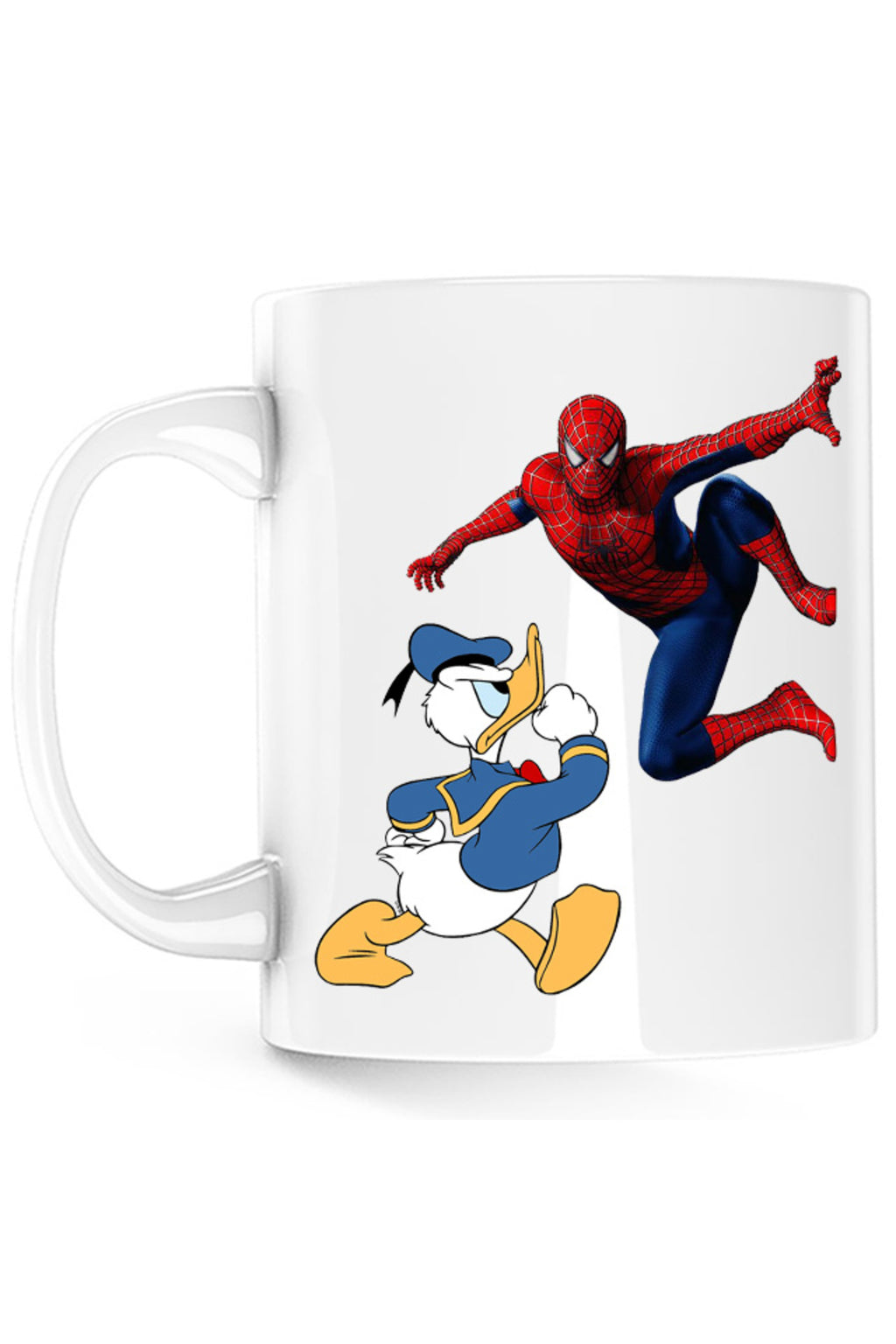 Cana Donald Duck Spiderman Web Marvel DC Disney Angry, alba, 330 ml
